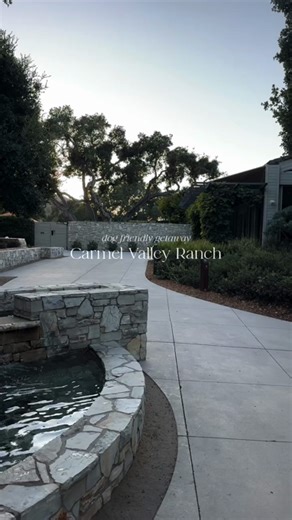 A pawsitively perfect itinerary, courtesy of Marlowe. Leave the ruff week behind and set off on an adventure, furry friend in tow. Explore all pet-friendly amenities ready for your four-legged friend at carmelvalleyranch.com. (Reel: meet.marlowe) | Carmel Valley Ranch