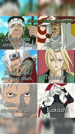 Danzo -Hiruzen? Jiraiya -Tsunade? Obito -Kakashi? 😱 | Naruto Power Debate#animelovers #naruto