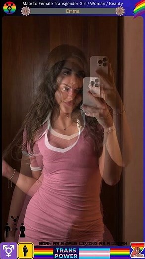 Emma: Embracing Authenticity and Inspiring Confidence 🌟 #shorts #LGBTQ+ #transgender #mtf