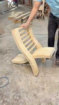 Making a chopper-style chair #diy #tips #tools #woodworking