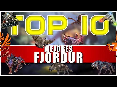 TOP 10 ARK 🔥 MEJORES EN FJORDUR 🔥 [PC/PS4/XBOXONE] (+ CÓMO TAMEARLOS)