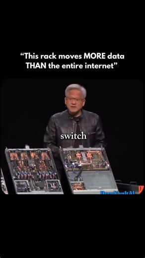 Artificial Intelligence made tools | NVIDIA just changed the game with NVLink Spine — a data transfer system that moves more information than the entire Internet combined.... | Instagram