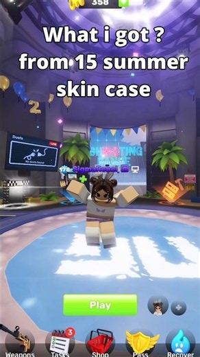 15 Summer Skin Cases 🔥😮 #roblox #rivals #gaming #rivalsgameplay #shorts