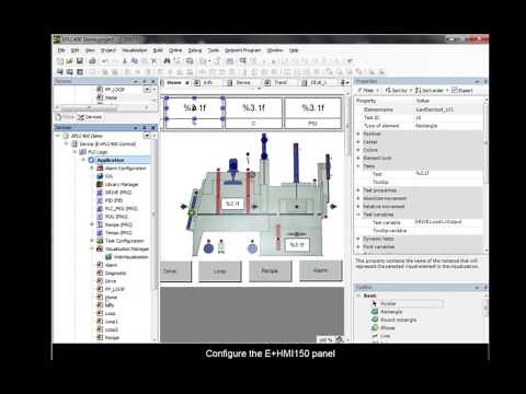 Configure the EHMI150 Panel