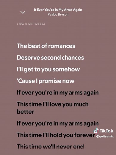 If Ever You're in My Arms Again - Peabo Bryson Lyrics