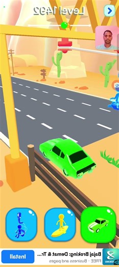 Shape shifting 3d games level 1492 #shapeshifting #car #viralshorts
