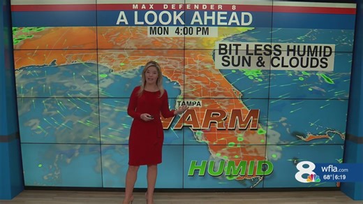 Rebecca's forecast for Sunday morning- fog lifts and warm sunshine ensues