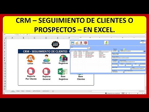 👉 CRM en Excel - Seguimiento de CLIENTES o PROSPECTOS | Base de Datos de Clientes en Excel.