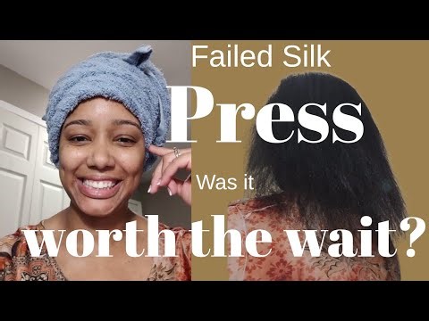 I waited 14 months to straighten my fine type 4 hair | Blowout & Silk Press Results!