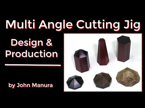 Multi Angle Cutting Jig - Design and Production - for cutting multiple angles on a band saw. (92)