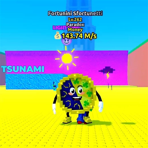 One More NEW PARADOX Fortunini Sfortunetti in Escape Tsunami For Brainrots Roblox