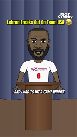 Lebron James Freaks Out On Team USA After Barely Beating South Sudan 😂 #sportsmemes #nbamemes #nbanews #nba #sportsnews #usabasketball | Riot Comedy