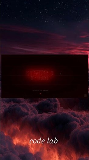 I Built a Stranger Things Website Using HTML CSS JS 🔥#webdesign #codelife