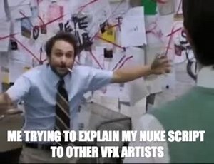 1.4K views · 89 reactions | Me trying to explain my #Nuke Script to other #VFXArtists  #ActionVFX #VFX | ActionVFX | Facebook