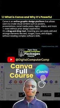 Canva Masterclass 2026 | Beginner’s Guide to Canva (Module 1)