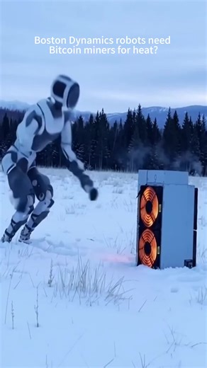 bostondynamics robot explores Bitcoin heat potential #robotics #Heater #Crypto #bitmain #antminer #CryptoMining #bitcoinmining #Miner #jinglemining #ai