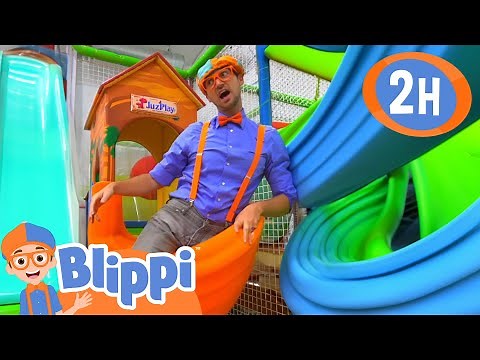 Blippi Visits and Learns at an Indoor Playground | Blippi and Meekah Best Friend Adventures