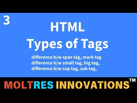 Master HTML Text Tags | Span vs Mark, Small vs Big, Sup & Sub #html