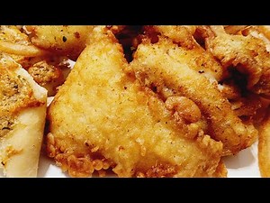Crispy fried Pollock: best seafood recipe ever