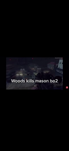 Accidental Woods Killing Mason in Call of Duty: Black Ops 2
