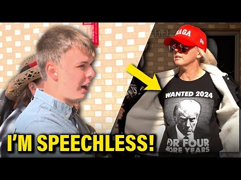 MAGA Supporters LOSE GRIP during Simple Interview...