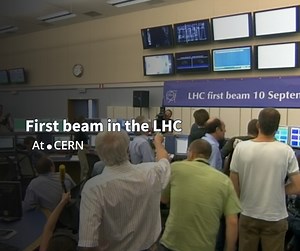 We have beam in the tunnel 💫 On 10 September 2008, 10.28 CEST, the first beam was successfully steered around the full 27 kilometres of the Large Hadron Collider. Here we see a global group of CERN scientists celebrate this historical moment. “It’s a fantastic moment,” said #LHC project leader Lyn Evans, “we can now look forward to a new era of understanding about the origins and evolution of the #Universe.” As we celebrate CERN’s 70 years, we look #BackToTheFuture to the result of over two dec