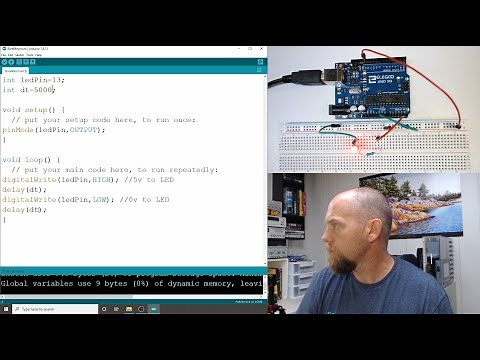 Arduino Tutorial #3 ("Blink" with an external LED)