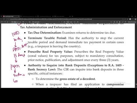 034 Principles: Authority and Powers of the BIR