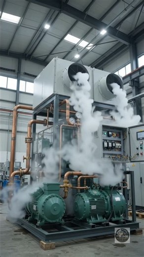 How Giant Refrigeration Systems Are Made 🧊 | #Shorts #temperaturecontrol