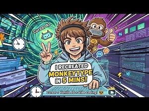 I Recreated Monkeytype in 5 Minutes using Cursor + Vibe Coding!