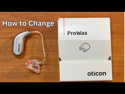 How to Change Oticon Hearing Aid Wax Filters (ProWax) on Custom RIC Moulds for Oticon Hearing Aids