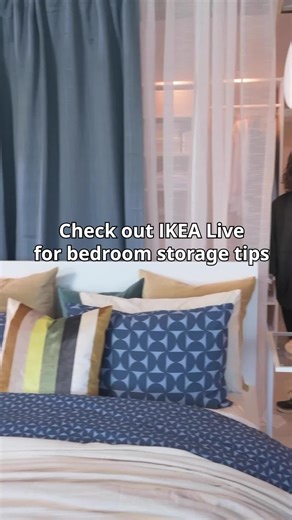 IKEA USA on Instagram: "Rise and shine, it’s bedroom storage time! 🤩 Watch the latest IKEA Live to get tips from IKEA designers to meet your 2025 bedroom organization goals. See link in bio."
