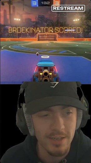 This Rocket League moment had me SPEECHLESS 😭 #gaming #shorts