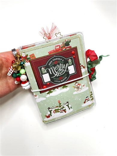 Christmas Themed Traveler's Notebook With 3 Inserts, Christmas Journal Notebook - Etsy