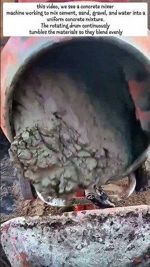 Concrete Mixer Machine in Action | Fast Cement Mixing Technology