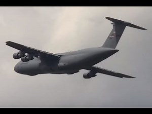 C-5A Galaxy Takeoff - Best Sound in the World - Langley AFB, VA