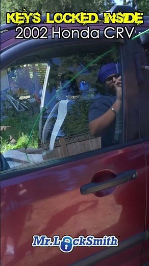 Keys Locked in Car 2002 Honda CRV