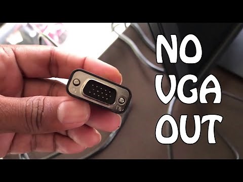 No VGA port | How do I connect my monitor? | pc doesn't have vga port