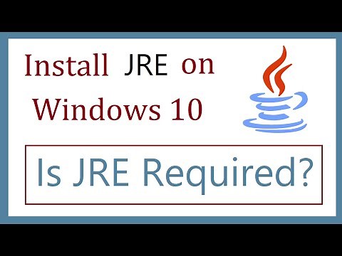 How to Install Java JRE 9 (Java Runtime Environment) on Windows10