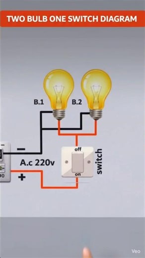 Control 2 Lights with 1 Switch: Simple Electrical Wiring for Beginners