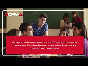 Adult Learning Principles Module 5 - Time Management in the Classroom