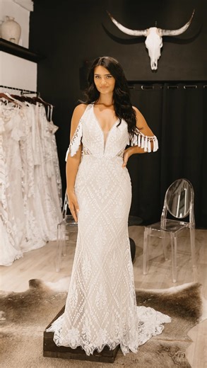 Long live cowgirls & Texas brides! #texasbride #texasweddings #westernwedding #weddingdressshop #2026brides | Birdie Bridal