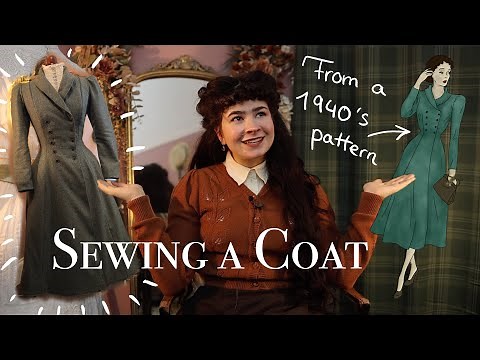 Making a coat from a vintage 1940s pattern!