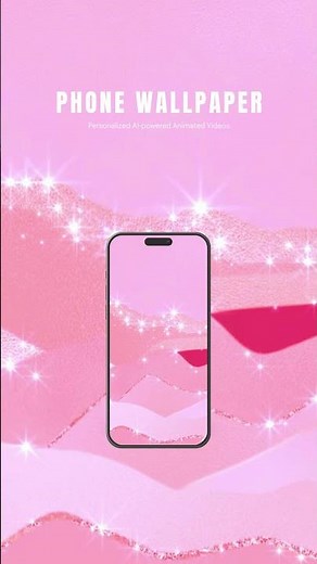 Abstract Pink Glitter Mountains | Dreamy Landscape Aesthetic in 4K ✨🏔️