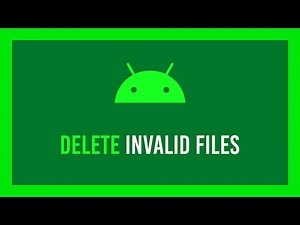 Android: How to delete broken files | Can't delete? 0 Byte files?