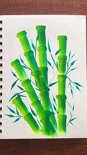 3D One-Stroke Bamboo Painting Techniques