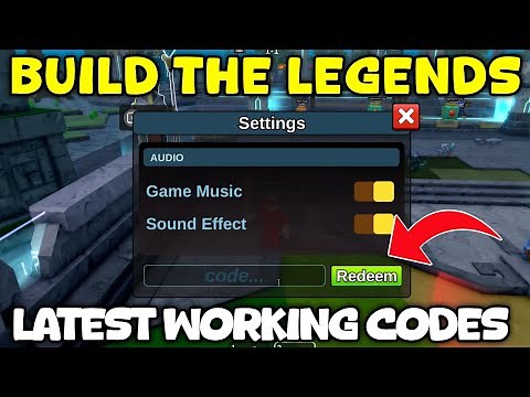 Build the Legends Codes | Roblox