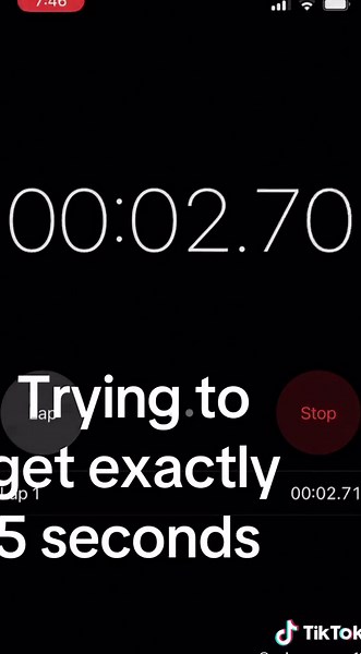 Reto de 5 segundos con reloj
