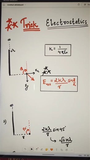 Physics Saviour on Instagram: "Super trick to solve electrostatic problem. . . . . #millionviews #viralreels #trendingreels #explorepage #foryou #physics #jee #jeemains #neet #education #cbse #allen #kota #unacademy #teenagers #genz #medico #electrostatic"