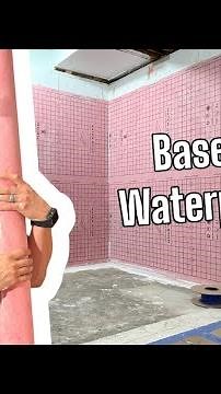 How to waterproof basement walls. EASY DIY.